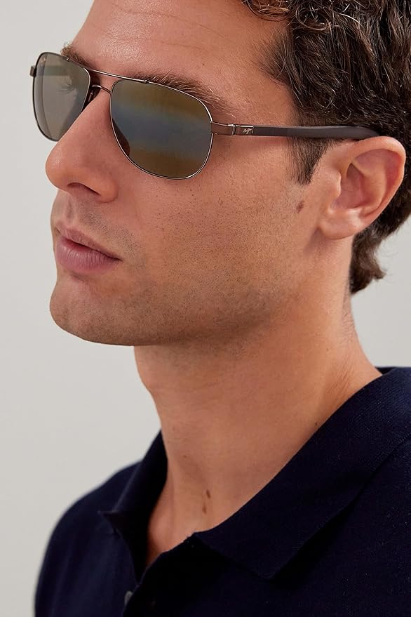 Maui Jim Polarized Men's and Women's Guardrails Aviator Sunglasses