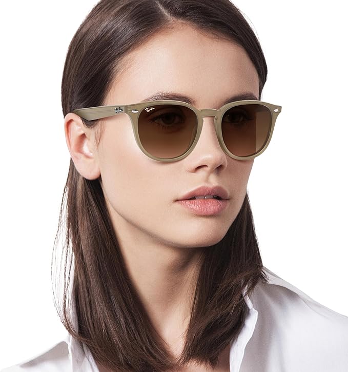 Ray-Ban Unisex Rb4259f Low Bridge Fit Round Sunglasses