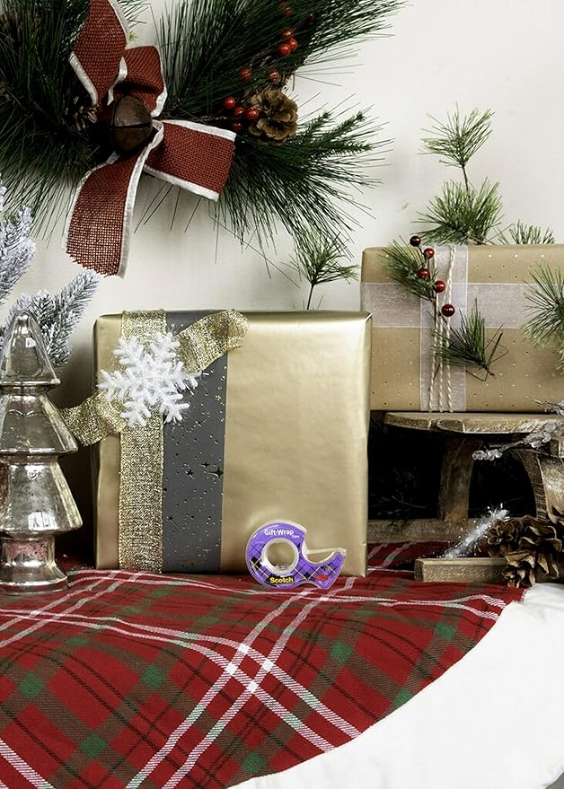 Scotch Gift Wrap Tape, Invisible, 0.75 in. x 650 in., 1 Tape Rolls With Dispensers