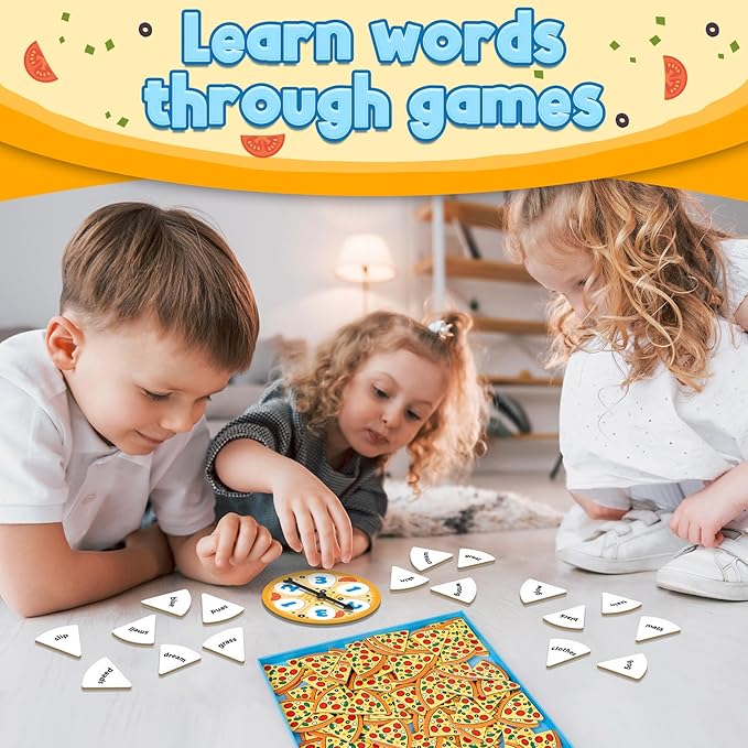 Blends Word Games: Phonics Flash Cards, Speech Therapy Toys for Toddlers & Kindergarten Preschool Learning Activities