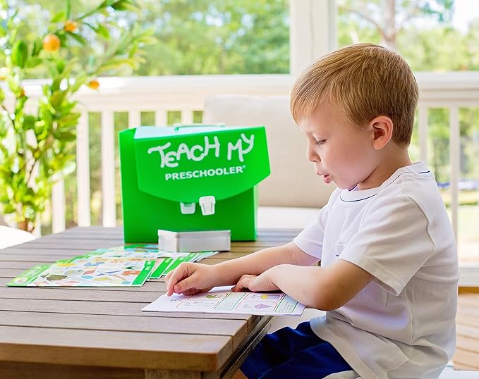 Preschooler Learning Kit: Screen-Free. Preschool Readiness. All-In-One Kit. Teach Reading, Printing, Numbers to 100, Early Math. 70+ pieces plus teaching guides and storage case. Age 3yrs+