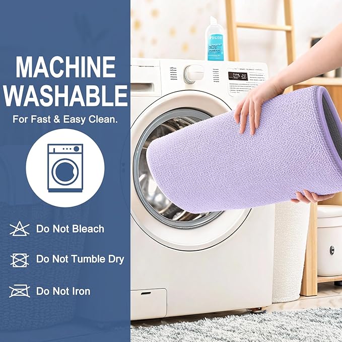 OLANLY Thick Memory Foam Bath Mat Rug 44x24, Extra Soft Absorbent Bathroom Rug, Quick Dry Bath Mats, Non-Slip, Machine Washable Carpet for Bathroom, Tub and Shower, Home Decor Accessories, Lavender