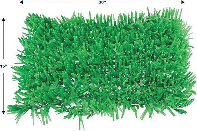 Beistle Packaged Tissue Grass Mats Party Decoration (Pack of 2)