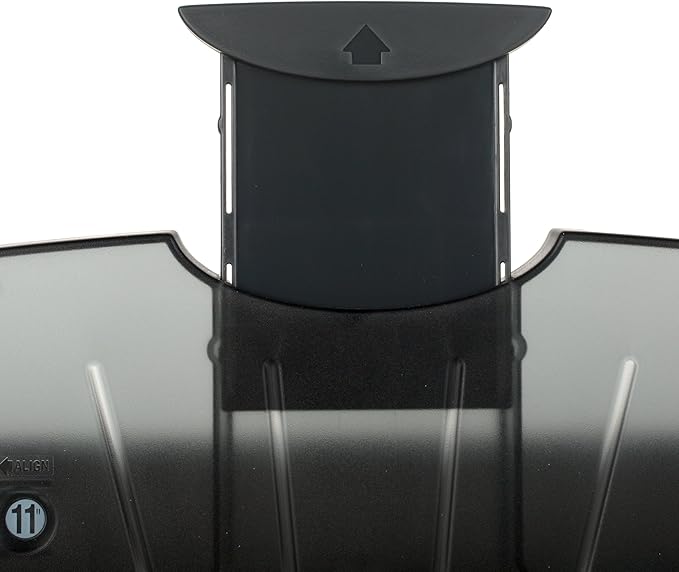 Swingline 3 Hole Punch, 40 Sheet Capacity Three Hole Puncher 3 Ring, Adjustable 2-7 Hole Paper Punch, LightTouch Low Effort, Black & Silver (74357)
