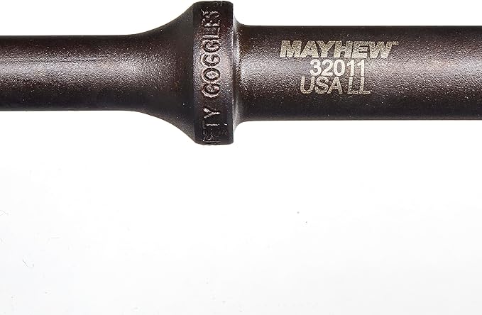 Mayhew Tools 32011 Pneumatic Taper Punch, 3/8" x 18", Black Oxide Finish