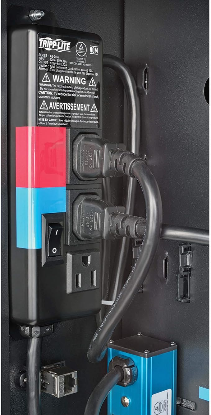 Tripp Lite 48-Port AC Mobile Charging Cart Storage Station for Chromebooks, iPads, Laptops, Tablets, Black (CSC48AC)