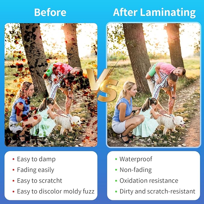 Clear Thermal Laminating Pouches – 9 x 11.5 Inch, 5 mil Thick (300 Pack) – Professional-Grade Lamination Sheets for Documents, Photos & Crafts – Fits 8.5 x 11 Letter Size Paper - [5mil 300 Packs]
