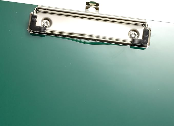 Officemate Recycled Plastic Clipboard, Letter Size, Green, Pack of 6 (83084)