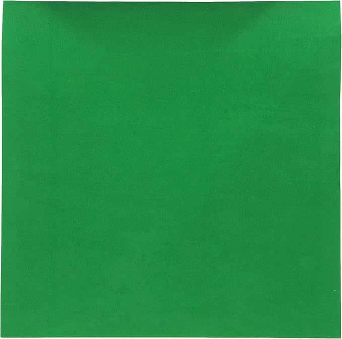 American Crafts Bazzill Basics Self Adhesive 2mm Foam Sheets, 12" x 12", Green