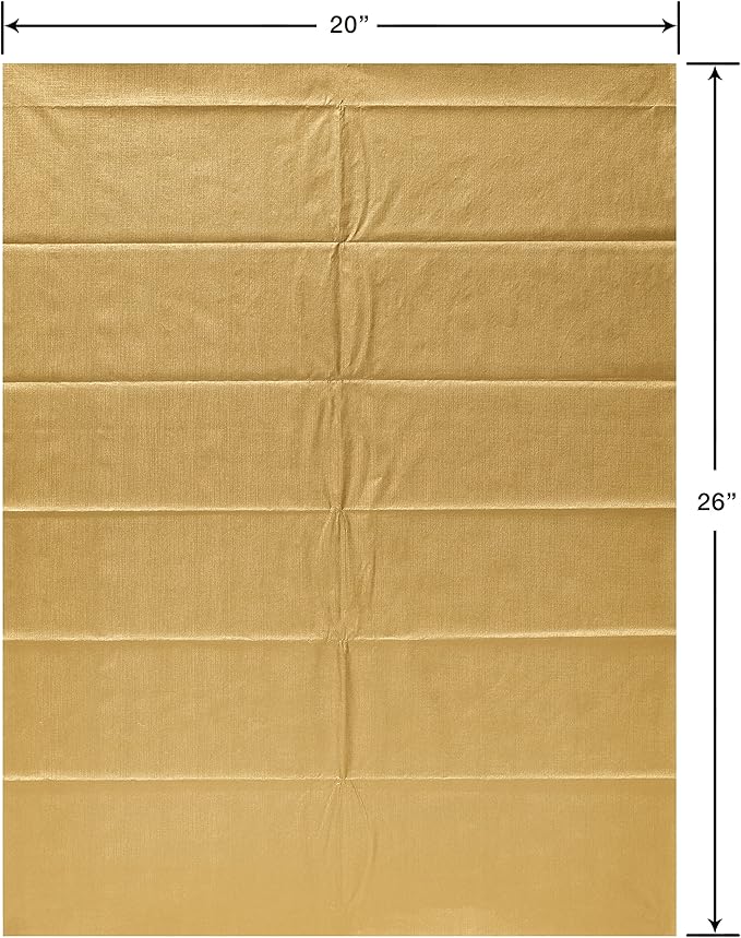 Papyrus 4 Sheets Gold Tissue Paper for Birthdays, Crafts, DIY and More