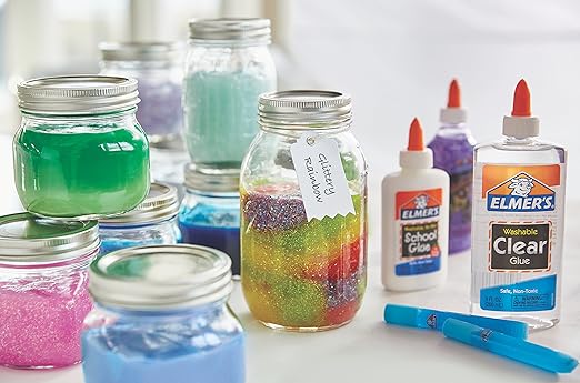 Elmer's Liquid School Glue, Washable, 7.6 Ounces, 6 Count - Great for Making Slime, Back to School, Classroom Supplies, #1 Teacher Brand