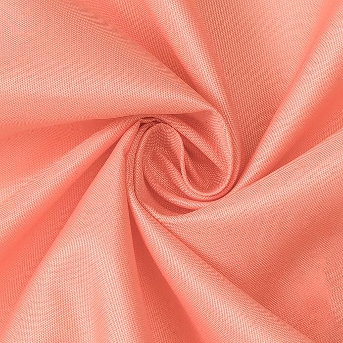 N&Y HOME Fabric Shower Curtain or Liner with Magnets - Hotel Quality, Machine Washable, Water Repellent - Coral, 72x72