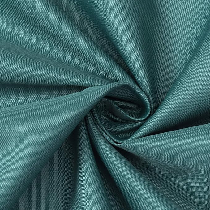 N&Y HOME Fabric Shower Curtain or Liner with Magnets- Hotel Quality, Machine Washable, Water Repellent - Teal, 72x72
