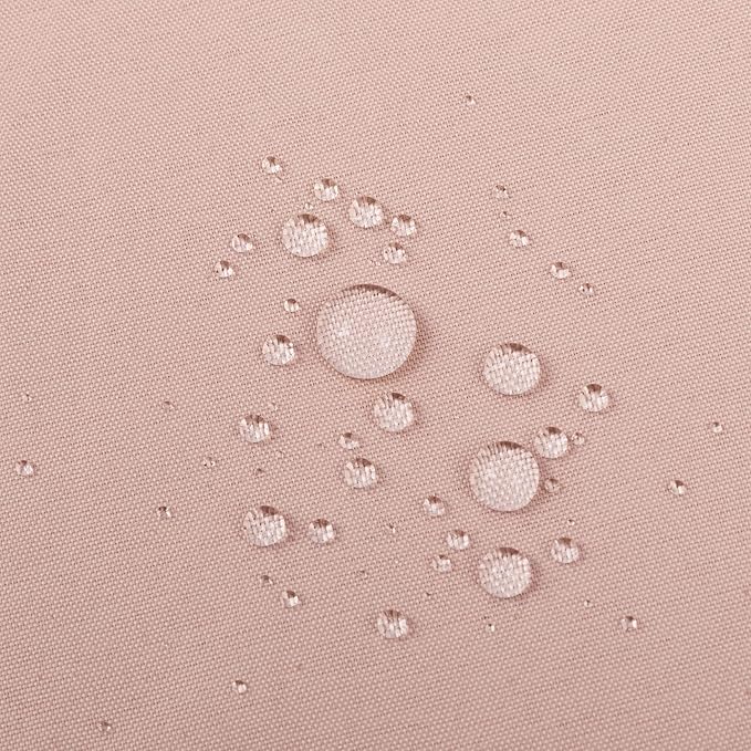 ALYVIA SPRING Pink Shower Curtain Liner Fabric with 3 Magnets - Waterproof Soft Hotel Quality Cloth Shower Curtain for Bathroom, Light-Weight & Machine Washable - Standard Size 72x72, Blush Pink