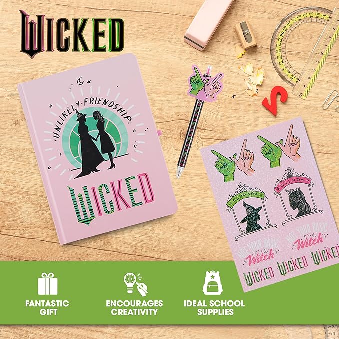 Culture Fly Kids Stationary Set for Girls and Boys - Dragon Ball Z Journal Kit with Notebook, Acrylic Pen Topper, Sticker Sheet - Cute Stationery Kit for School, Writing, Drawing, Gifts