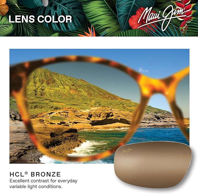 Maui Jim Polarized Men's and Women's Hookipa Rimless Reading Sunglasses