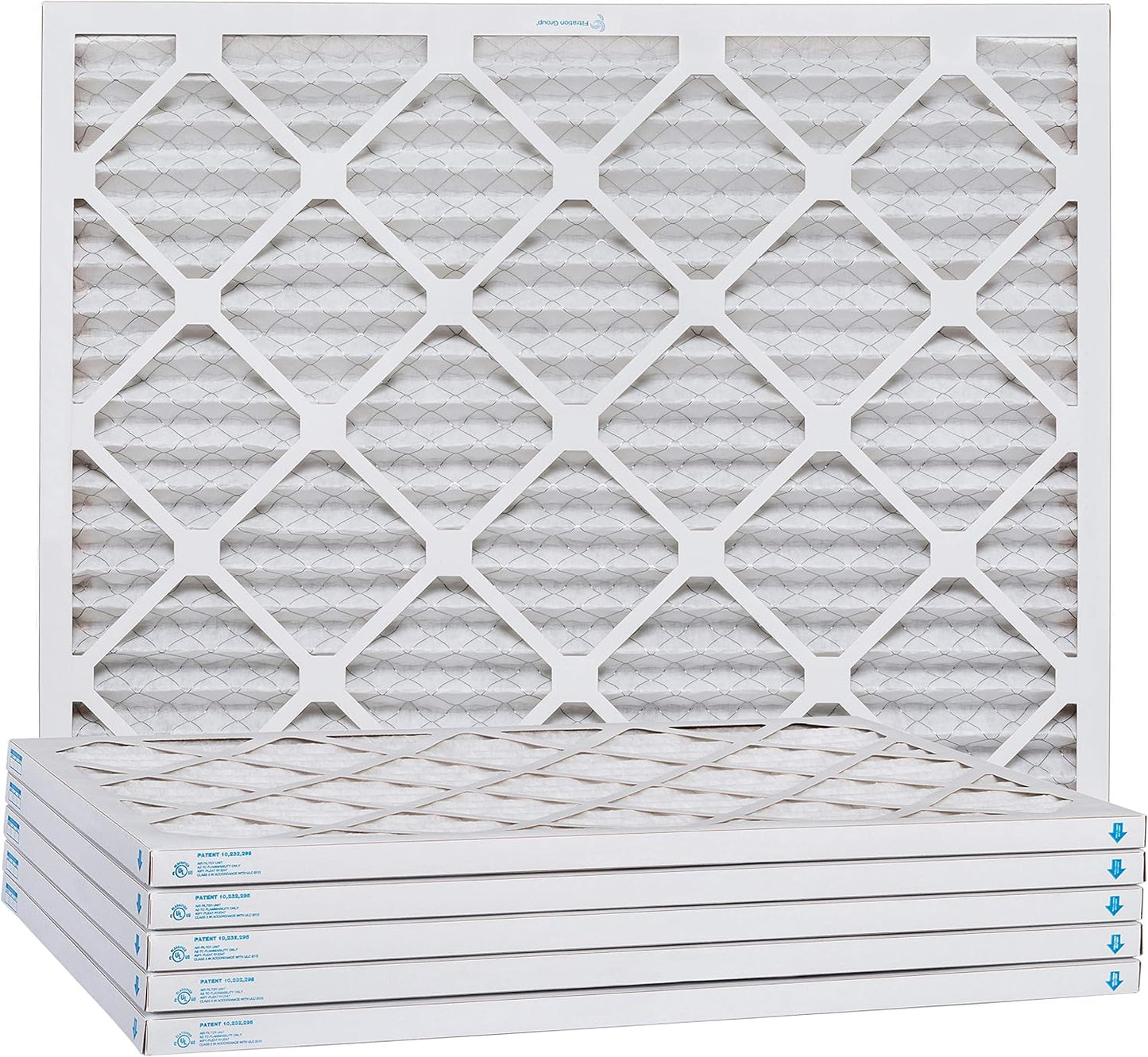 Aerostar 12x16x1 MERV 8, Pleated Air Filter, 12x16x1, Box of 6, Made in the USA