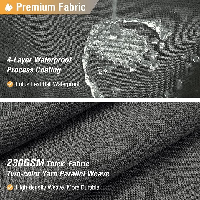 BTTN 78 Inch Long Shower Curtain, Gray Linen Textured Thick Weighted Fabric Shower Curtain Set with 12 Hooks, Tall Hotel Neutral Waterproof Polyester Shower Curtains for Bathroom, 72x78, Charcoal Grey