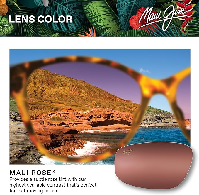 Maui Jim Polarized Men's and Women's Hookipa Rectangular Sunglasses