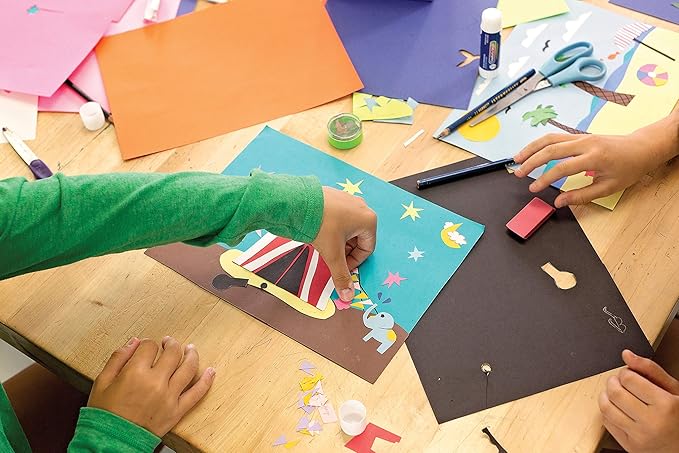 Prang (Formerly SunWorks) Construction Paper, White, 9" x 12", 100 Sheets (Pack of 2)