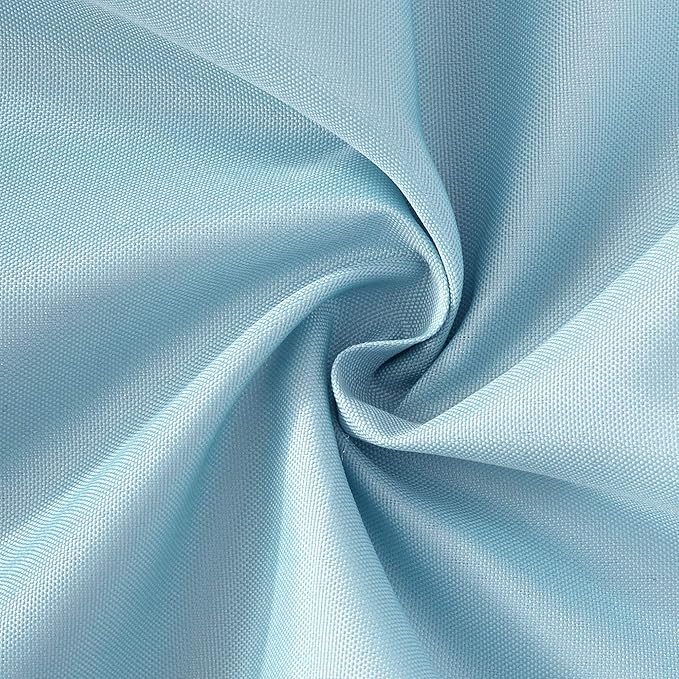 N&Y HOME Fabric Shower Curtain or Liner - Light Blue Shower Curtain for Bathroom with Hotel Quality, Machine Washable - Blue Fog, 72x72
