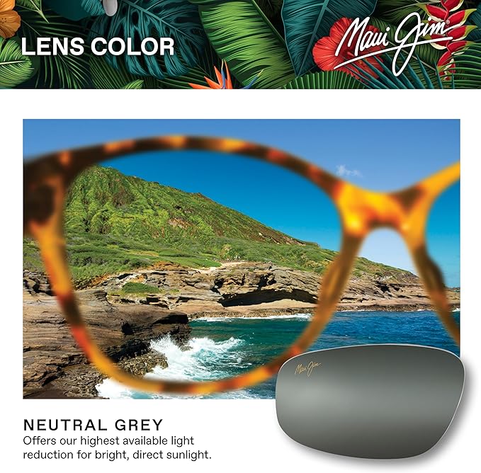 Maui Jim Polarized Men's and Women's Hookipa Rimless Reading Sunglasses