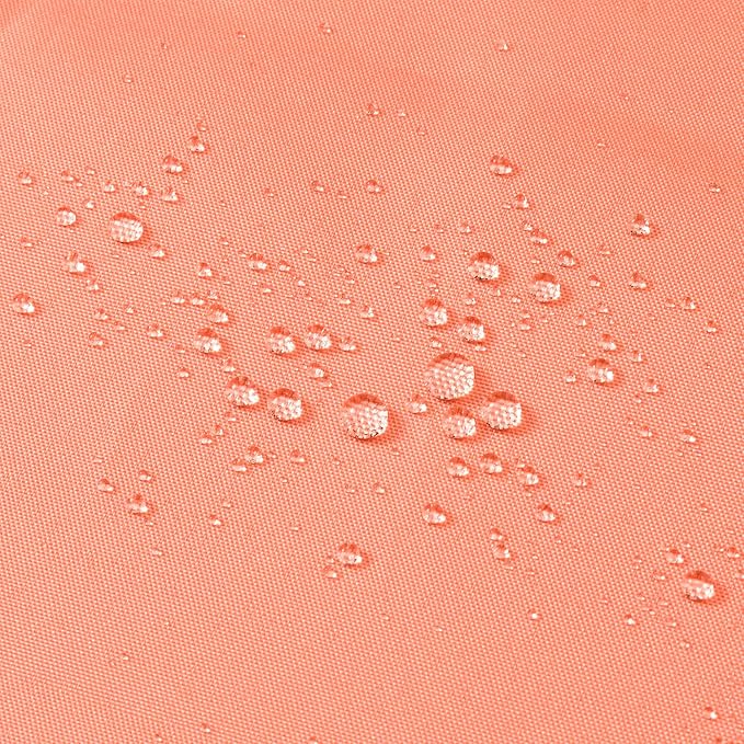 N&Y HOME Fabric Shower Curtain or Liner with Magnets - Hotel Quality, Machine Washable, Water Repellent - Coral, 72x72
