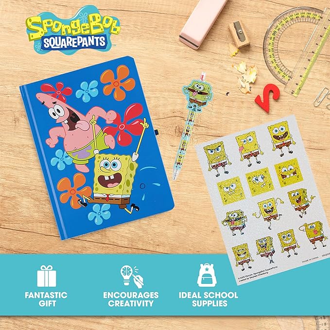 Culture Fly Kids Stationary Set for Girls and Boys - Dragon Ball Z Journal Kit with Notebook, Acrylic Pen Topper, Sticker Sheet - Cute Stationery Kit for School, Writing, Drawing, Gifts