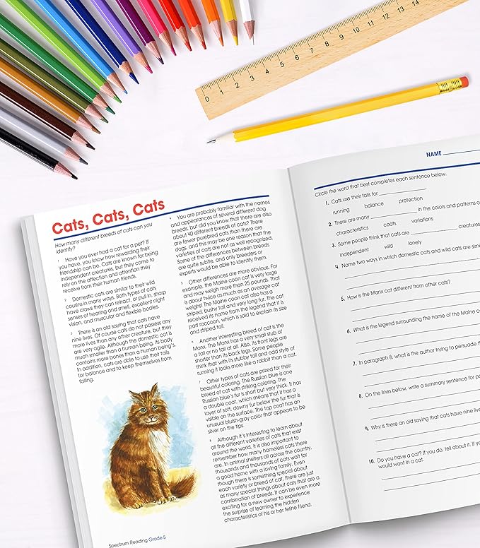 Carson Dellosa 31pc 4th Grade Reading Bundle, Grade 4 Word Study & Phonics and Reading Comprehension Workbooks and 4th Grade Reading Manipulatives, Literacy Centers for 4th Graders