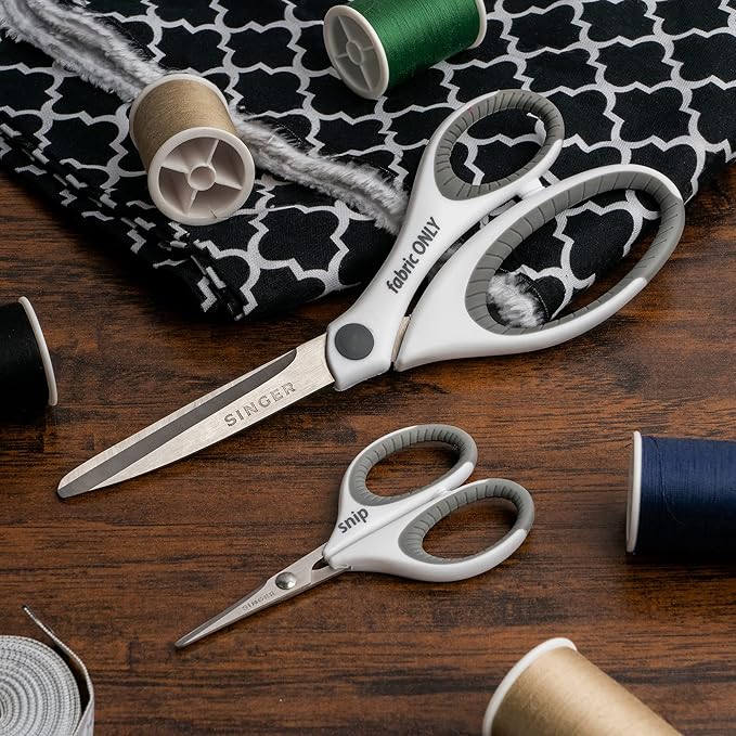 SINGER 07175 Sewing and Detail Scissors Set with Comfort Grip