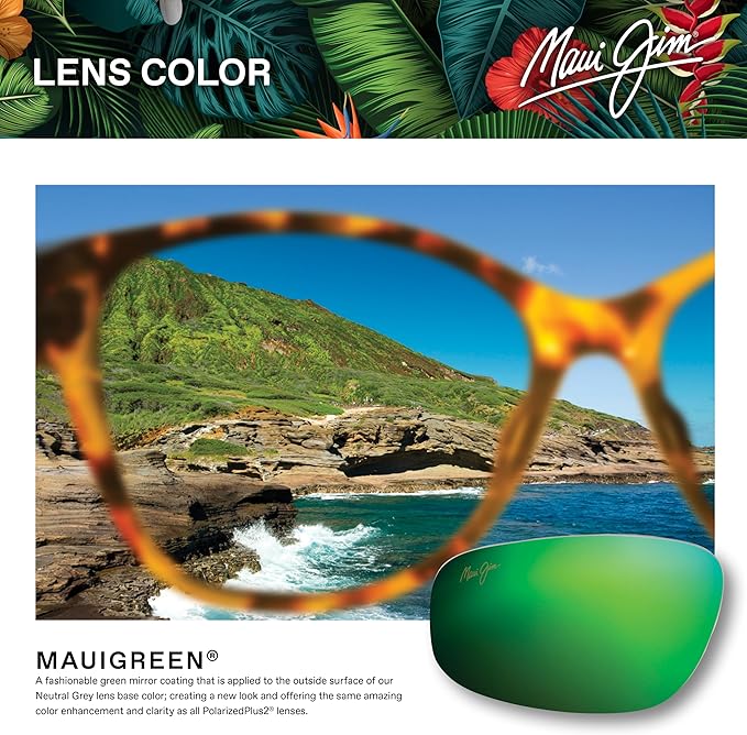 Maui Jim Polarized Men's and Women's Hookipa XLarge Oval Sunglasses