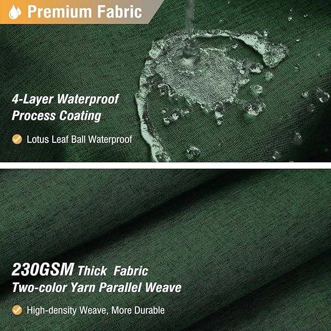 BTTN Stall Fabric Shower Curtain - 36x72 Inch Narrow Linen Textured Heavy Duty Shower Curtain Set with 6 Plastic Hooks, Hotel Luxury Half Waterproof Neutral Bath Curtains for Bathroom - Emerald Green