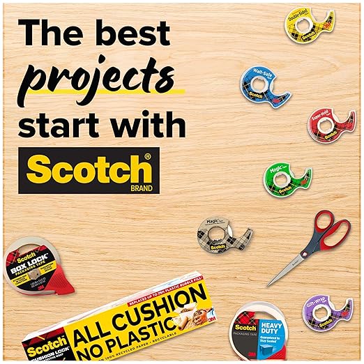 Scotch Magic Tape, Invisible, Home Office Supplies and Back to School Supplies for College and Classrooms, 1 Roll