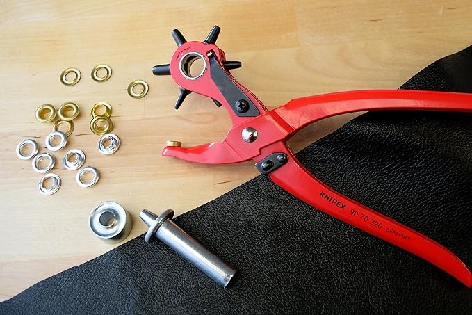 KNIPEX - 90 70 220 Tools - Revolving Punch Pliers (9070220)