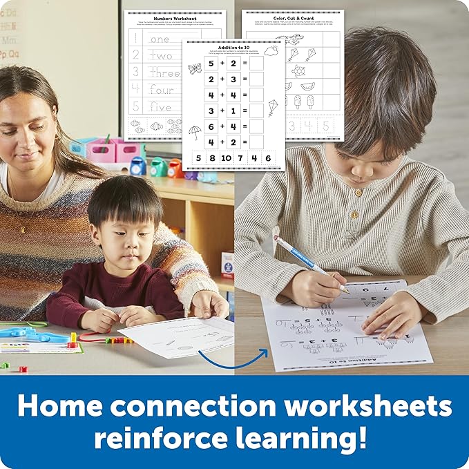 Learning Resources Skill Builders Kindergarten Math Small Group, Math Manipulatives, STEM Activities, Classroom Must Haves, Montessori Toys, School Supplies, Counting Cubes Toys