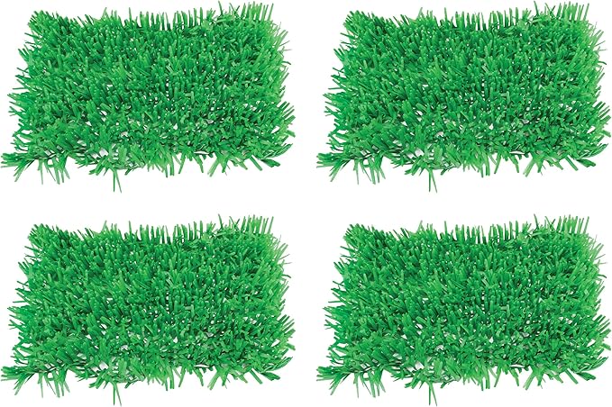 Packaged Tissue Grass Mats Party Decoration Pack of 4