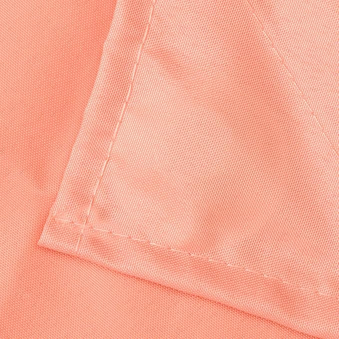 N&Y HOME Fabric Shower Curtain or Liner with Magnets - Hotel Quality, Machine Washable, Water Repellent - Coral, 72x72