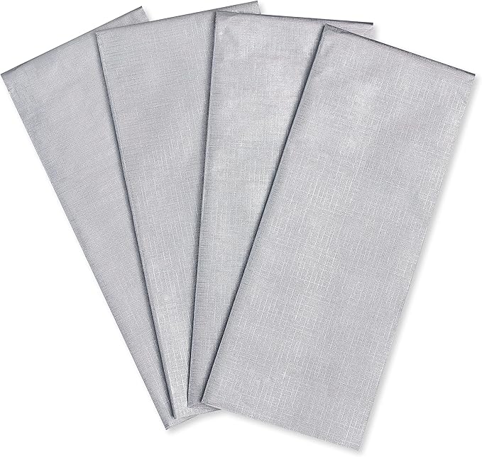 Papyrus 4 Sheet Silver Tissue Paper for Christmas, Birthdays, Crafts, DIY and More