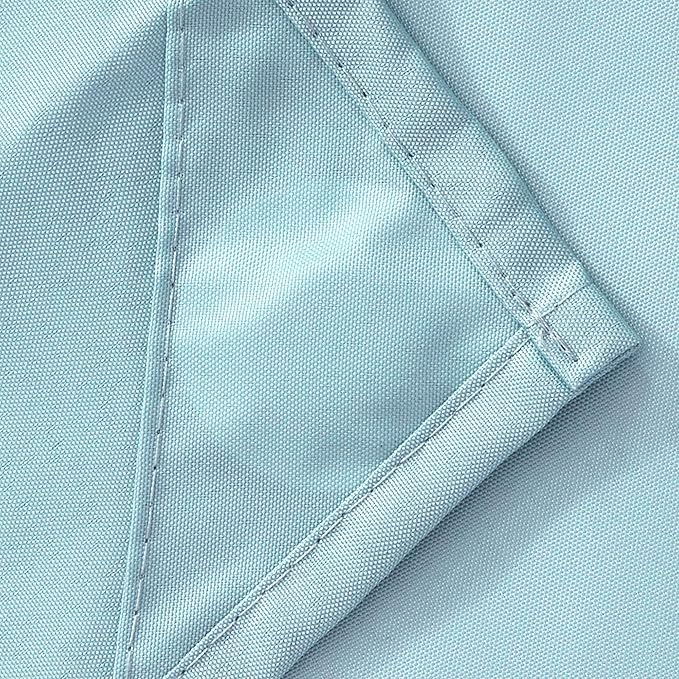 N&Y HOME Fabric Shower Curtain or Liner - Light Blue Shower Curtain for Bathroom with Hotel Quality, Machine Washable - Blue Fog, 72x72