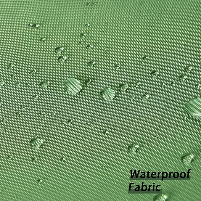 Furlinic No Hook Fabric Shower Curtain,Small Stall Shower Curtain Liner,Bathroom Curtains with 6 Plastic Split Grommets,Waterproof & Machine Washable,Grey Green,Half Narrow 48x72 Inch.