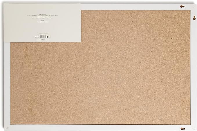 U Brands Farmhouse Board (Linen Pin Board, 30" x 20")