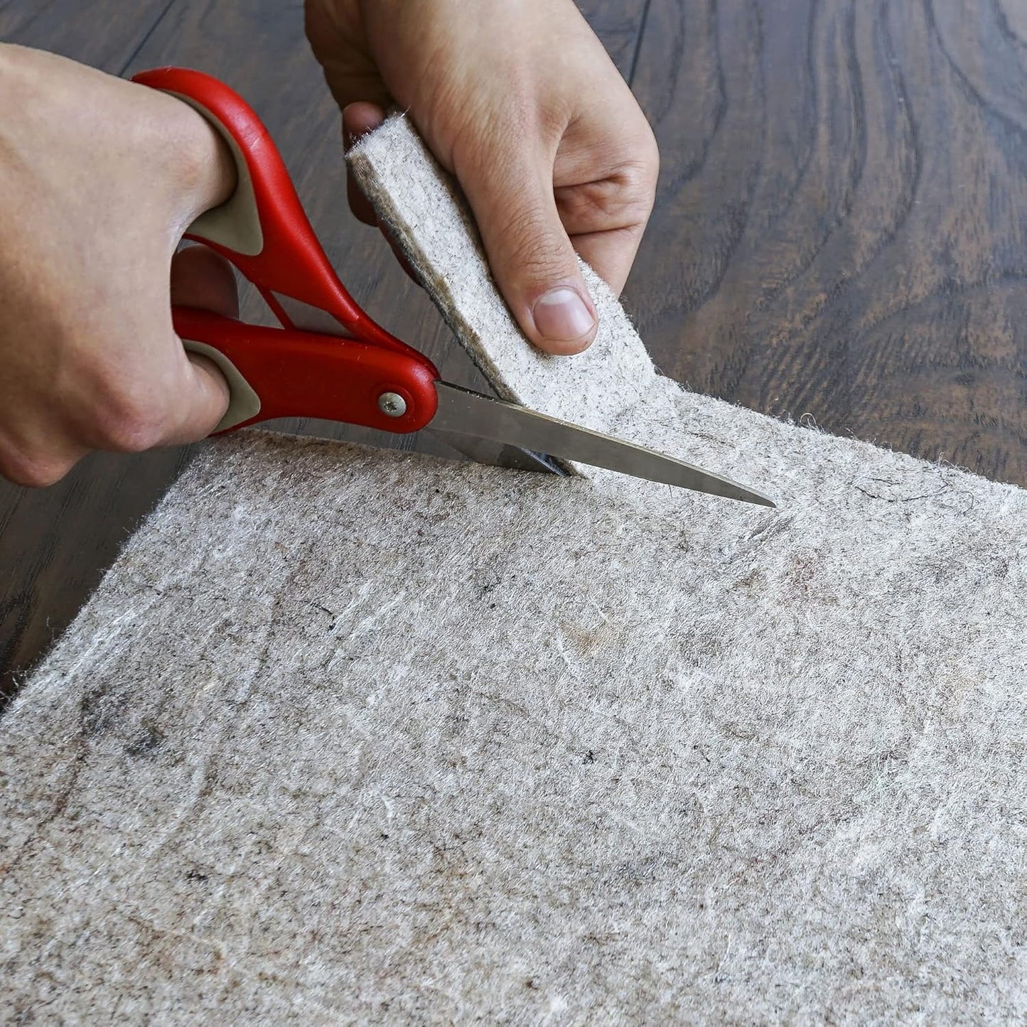 RUGPADUSA - Dual Surface - 5'10" x 8'10" - 1/8" Thick - Felt + Rubber - Non-Slip Backing Rug Pad - Adds Low-Profile Comfort and Protection