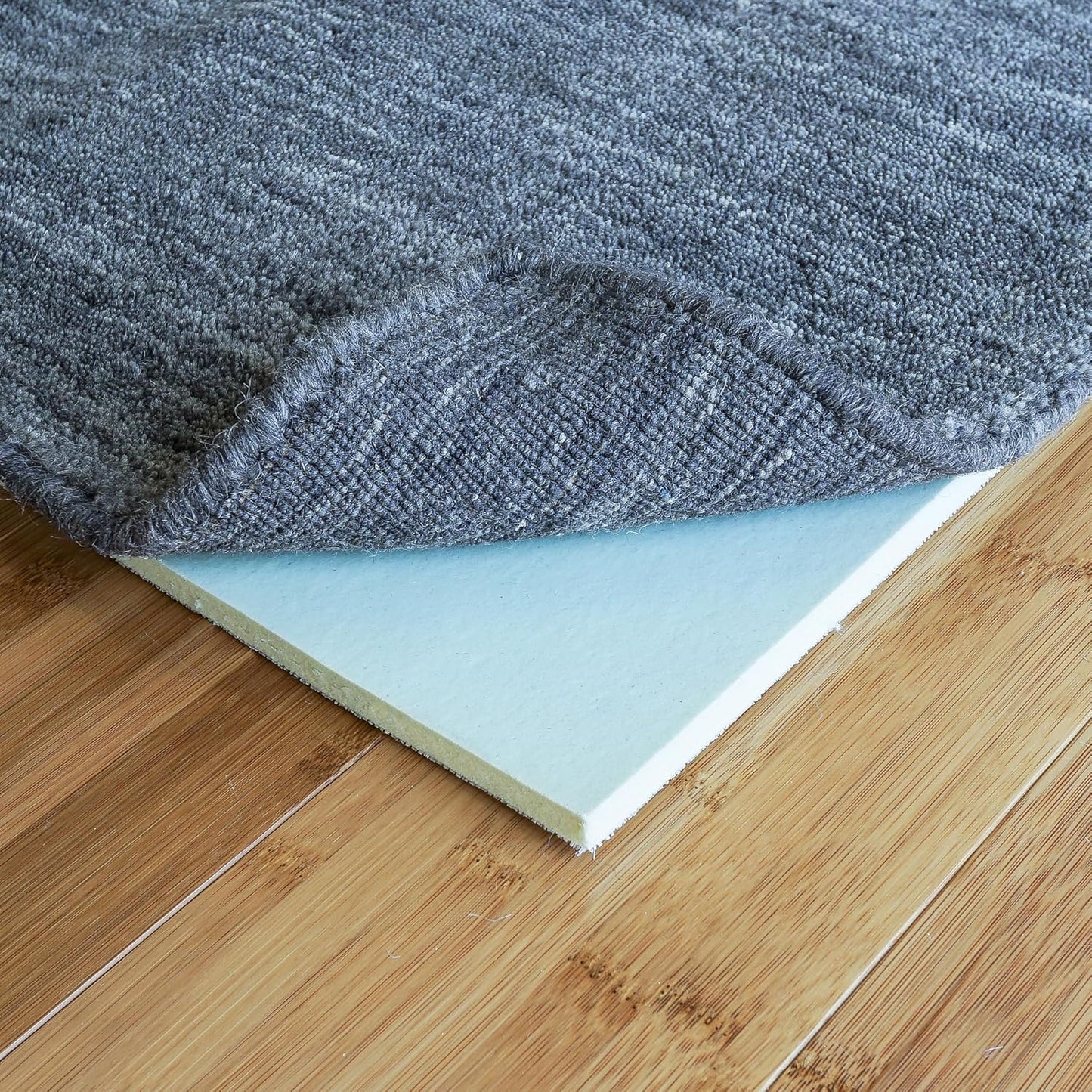 RUGPADUSA - Cloud Comfort Memory Foam - 4'x6' - 7/16" Thick - Luxurious Cushioned Rug Pad - Water Resistant