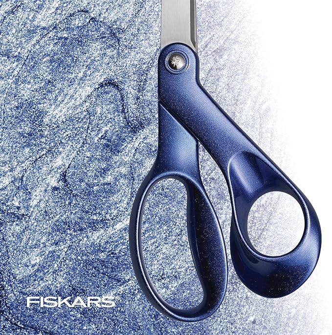 Fiskars Explore Scissors, Design Collection, Blue Expanse, 8 Inches